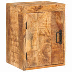 Mesita de Noche 2 pcs Marrón Madera de mango maciza