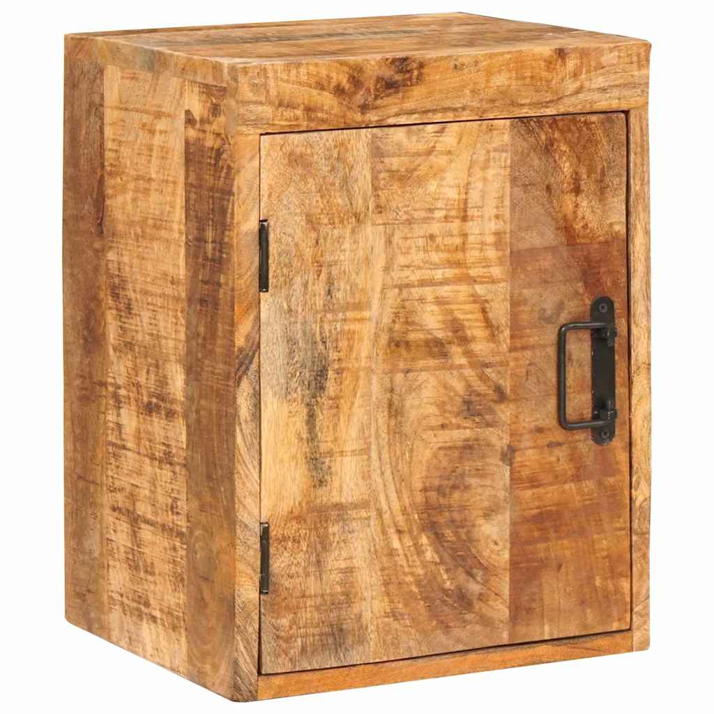 Mesita de Noche 2 pcs Marrón Madera de mango maciza