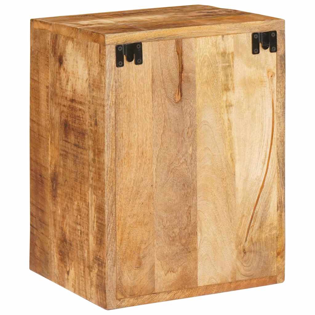 Mesita de Noche 2 pcs Marrón Madera de mango maciza