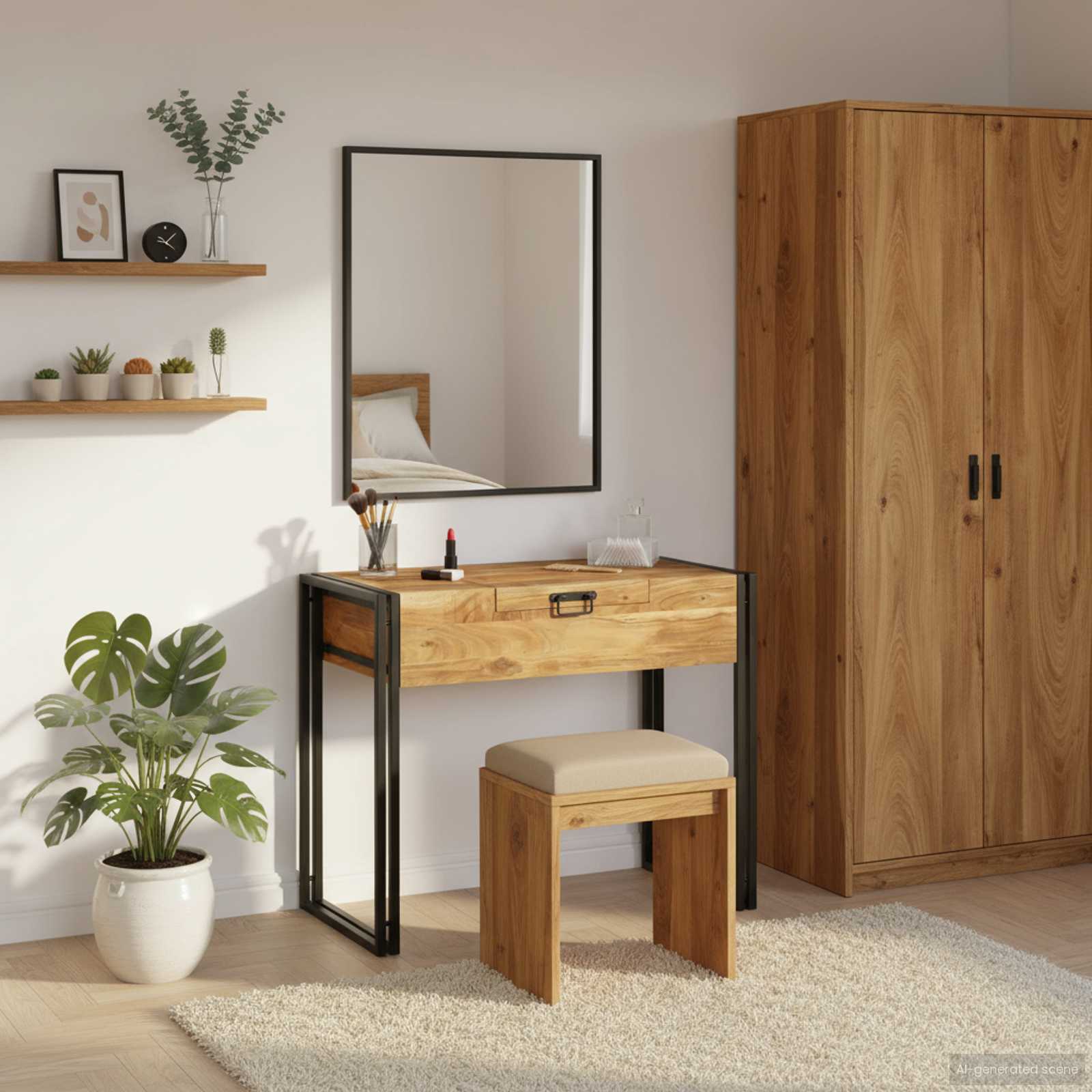 Bedroom Vanity Tables Reclaimed Solid Wood