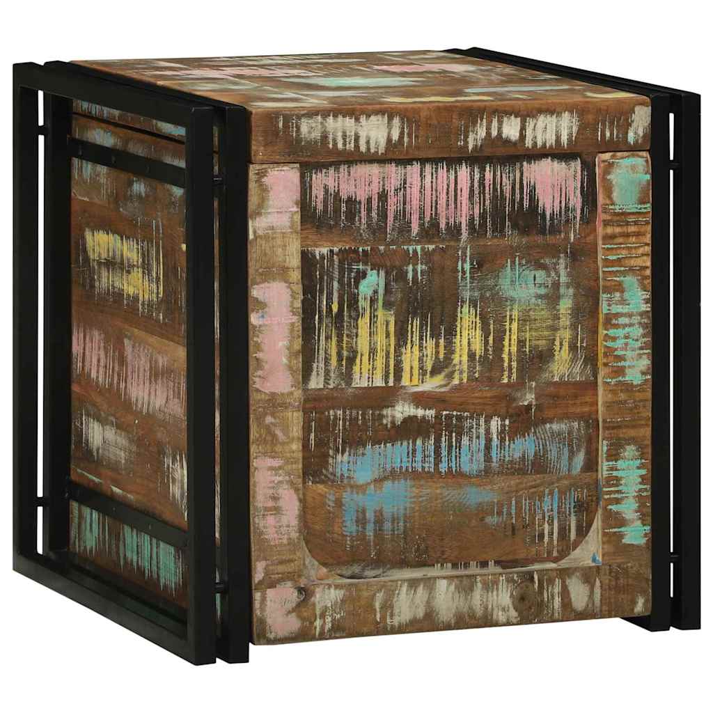 Storage Box 40 x 40 x 40 cm Solid Acacia Wood