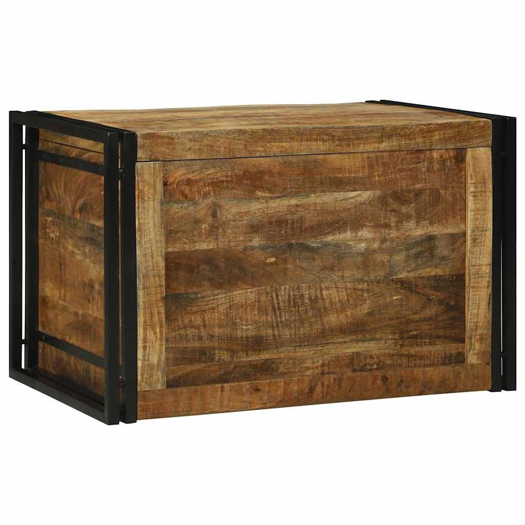 Storage Box 40 x 40 x 40 cm Solid Acacia Wood