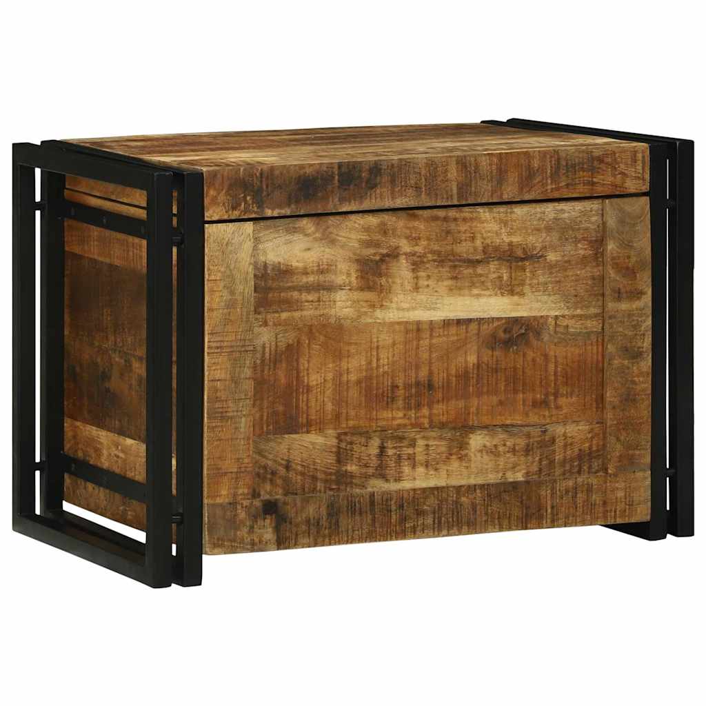 Storage Box 40 x 40 x 40 cm Solid Acacia Wood
