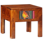 Mesilla de noche 2 uds 37x32x50 cm madera maciza reciclada