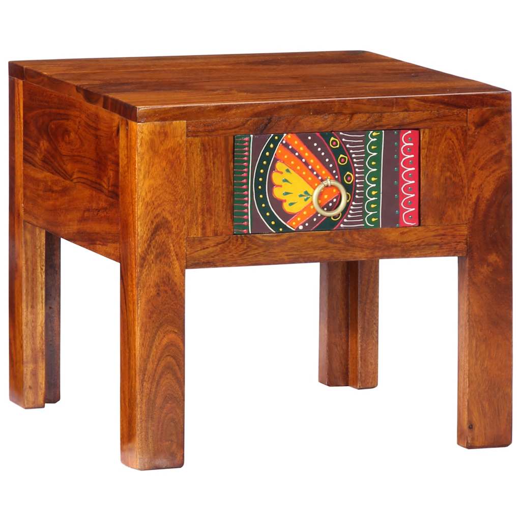 Mesilla de noche 2 uds 37x32x50 cm madera maciza reciclada