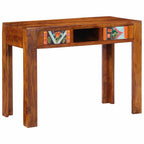 Escritorio con cajón con almacenamiento Marrón 100 x 50 x 75 cm