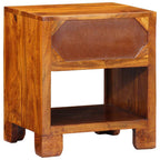 Aparador Multicolor 40 x 35 x 45 cm madera maciza de acacia