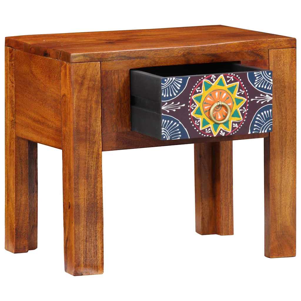 Mesa lateral con cajón Marrón 40 x 30 x 36 cm
