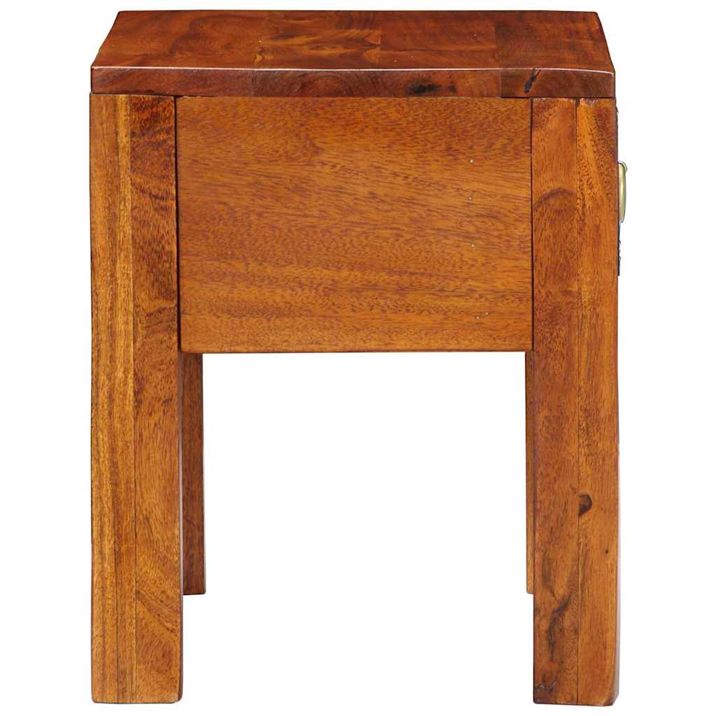 Mesa lateral con cajón Marrón 40 x 30 x 36 cm