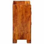 Armario Zapatero Marrón 55 x 35 x 75 cm Madera de Acacia Sólida