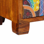 Armario Zapatero Marrón 90 x 35 x 55 cm Madera de Acacia Sólida