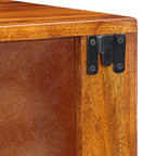 Armario de Noche Marrón 40 x 35 x 35 cm Madera de Acacia Sólida