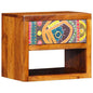 Armario de Noche Marrón 40 x 35 x 35 cm Madera de Acacia Sólida