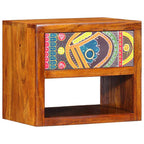 Armario de Noche Marrón 40 x 35 x 35 cm Madera de Acacia Sólida