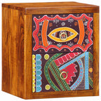 Armario de Noche con cajón 2 pcs Marrón 35 x 30 x 40 cm