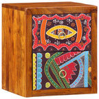 Armario de Noche con cajón 2 pcs Marrón 35 x 30 x 40 cm