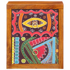 Armario de Noche con cajón 2 pcs Marrón 35 x 30 x 40 cm