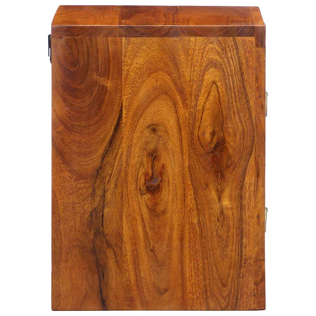 Armario de Noche con cajón 2 pcs Marrón 35 x 30 x 40 cm