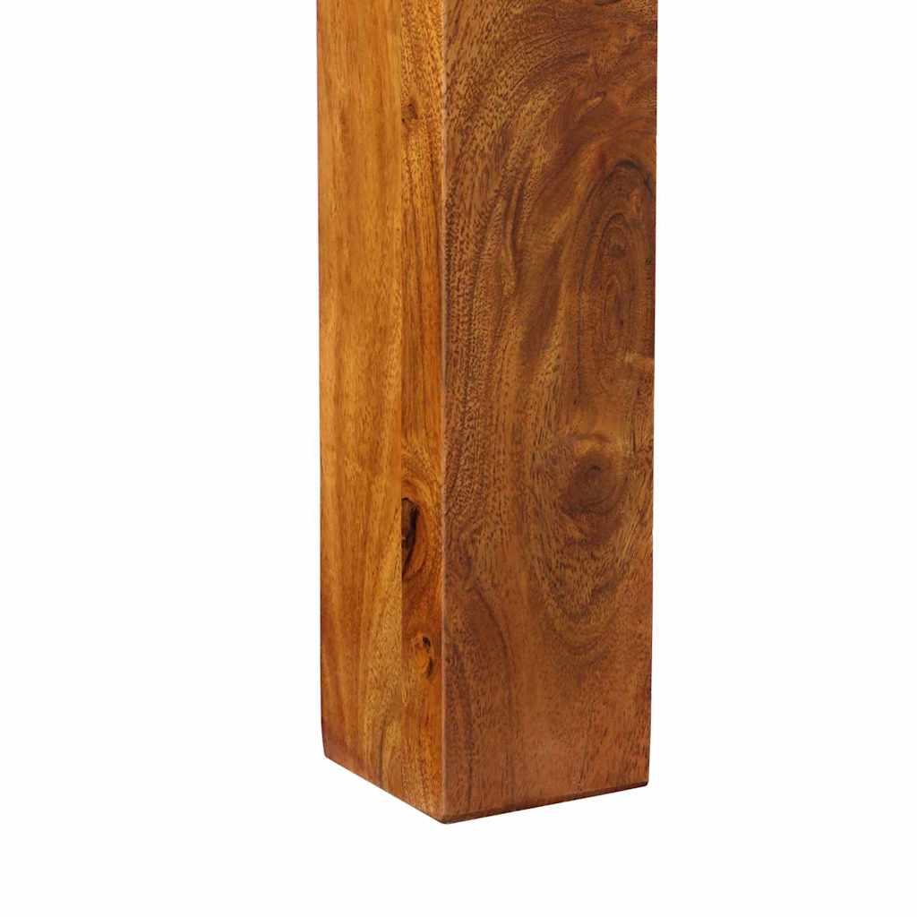 Mesa Tocador Marrón 90 x 45 x 75 cm Madera de Acacia Sólida