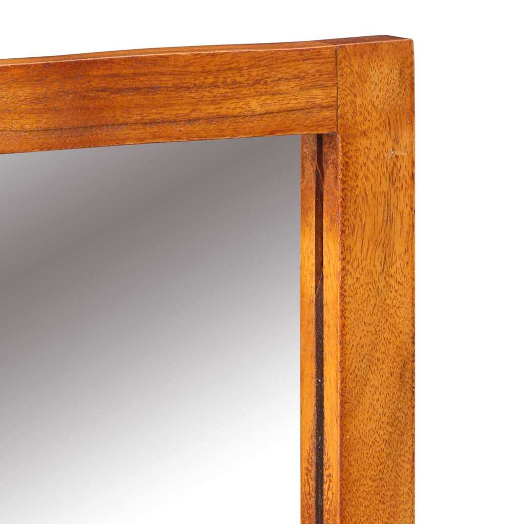 Mesa Tocador Marrón 90 x 45 x 75 cm Madera de Acacia Sólida