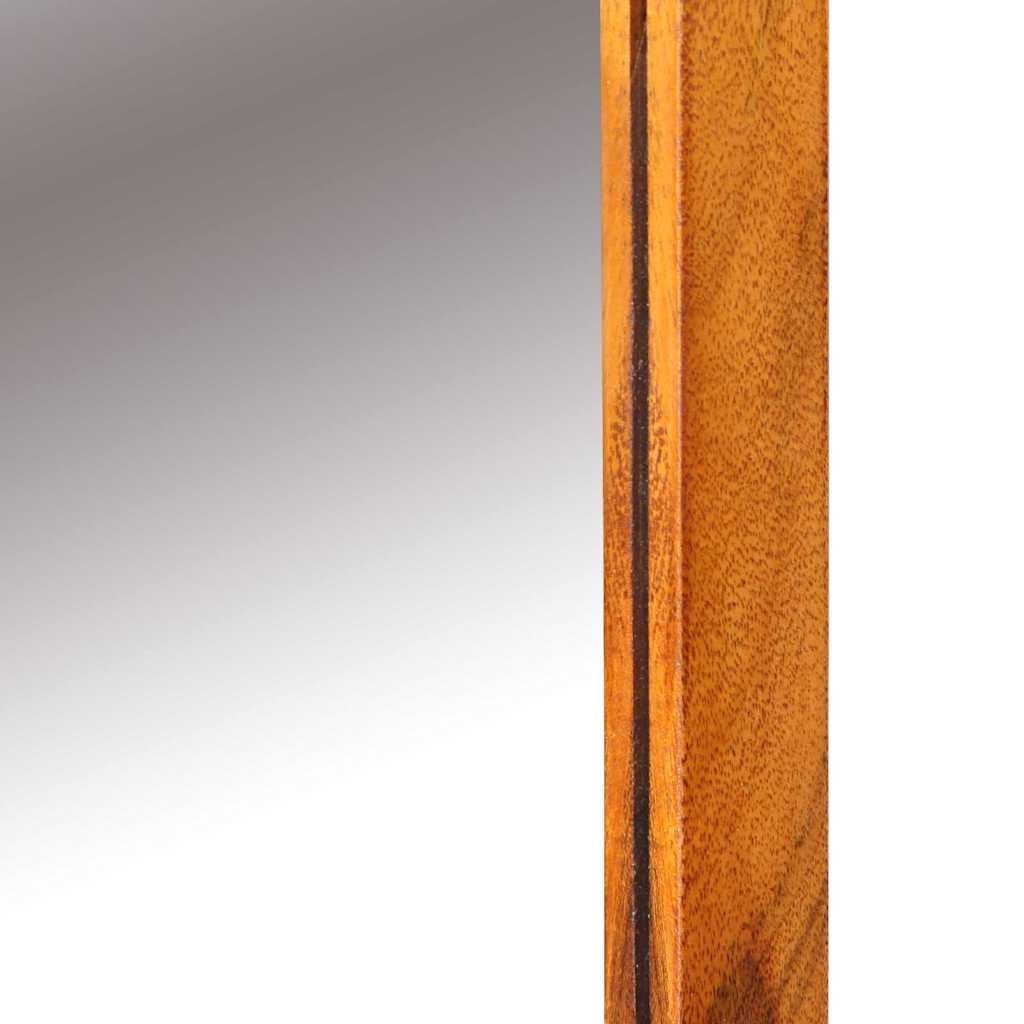 Mesa Tocador Marrón 90 x 45 x 75 cm Madera de Acacia Sólida