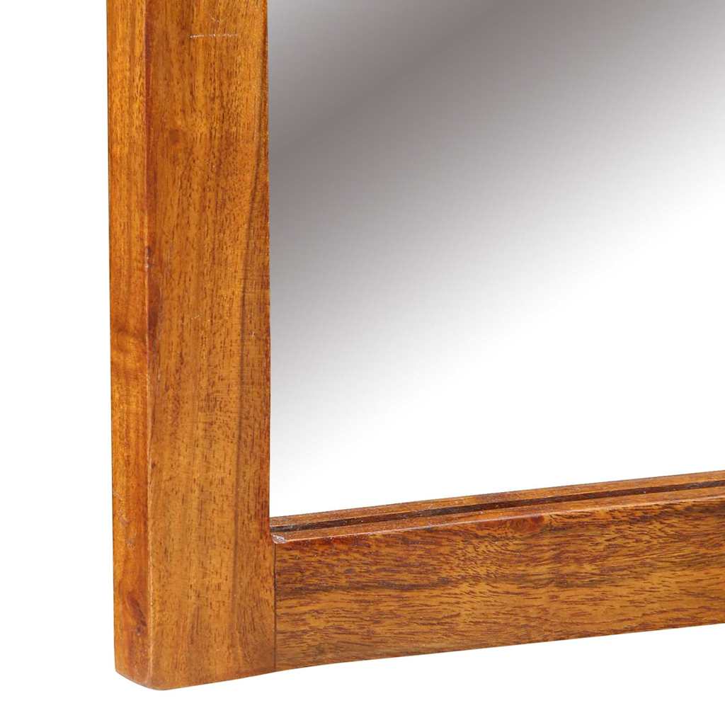 Mesa Tocador Marrón 90 x 45 x 75 cm Madera de Acacia Sólida