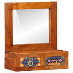 Armario de Pared Marrón 40 x 20 x 50 cm Madera de Acacia Sólida