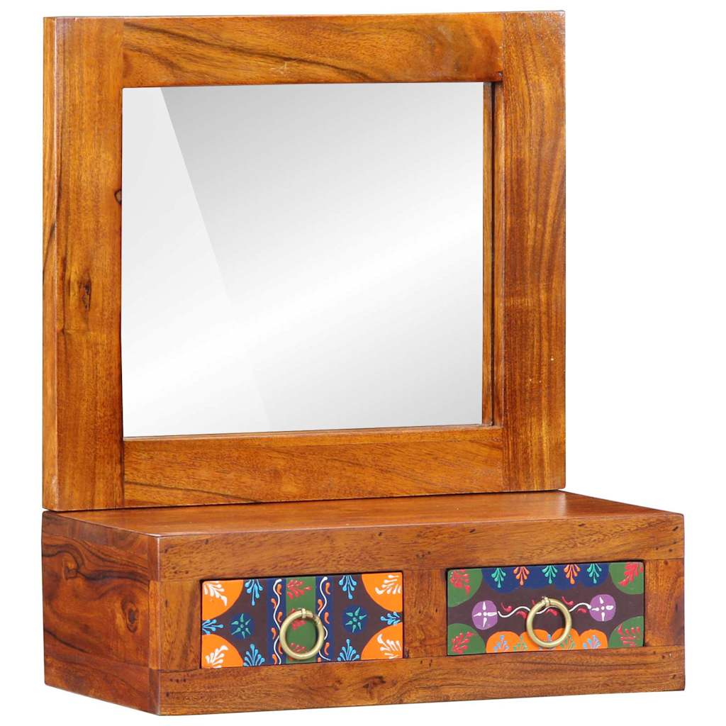 Armario de Pared Marrón 40 x 20 x 50 cm Madera de Acacia Sólida