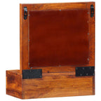 Armario de Pared Marrón 40 x 20 x 50 cm Madera de Acacia Sólida