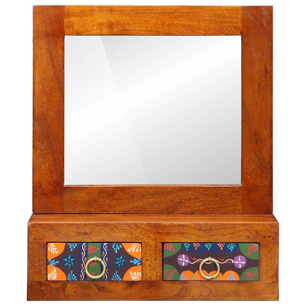 Armario de Pared Marrón 40 x 20 x 50 cm Madera de Acacia Sólida