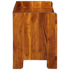 Banco para zapatos con cajón Marrón miel 100 x 35 x 45 cm