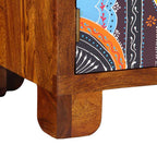 Banco para zapatos con puerta Marrón miel 100 x 35 x 45 cm