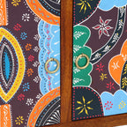 Banco para zapatos con puerta Marrón miel 100 x 35 x 45 cm