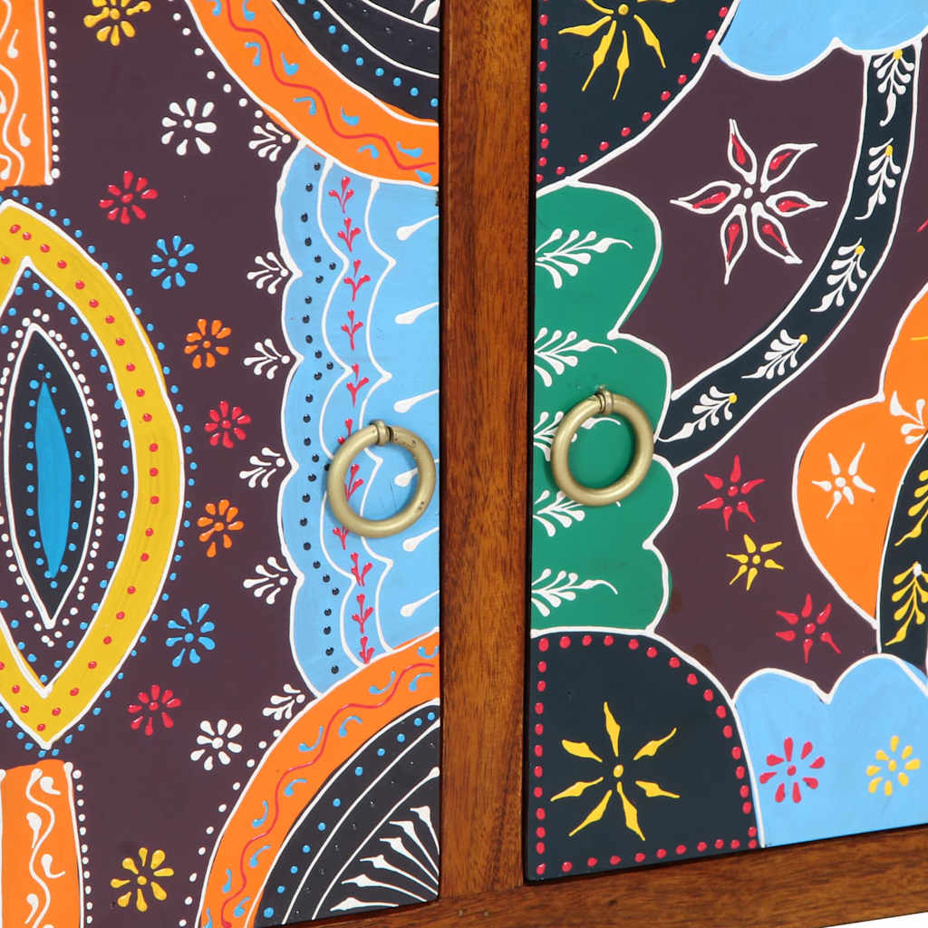 Banco para zapatos con puerta Marrón miel 100 x 35 x 45 cm
