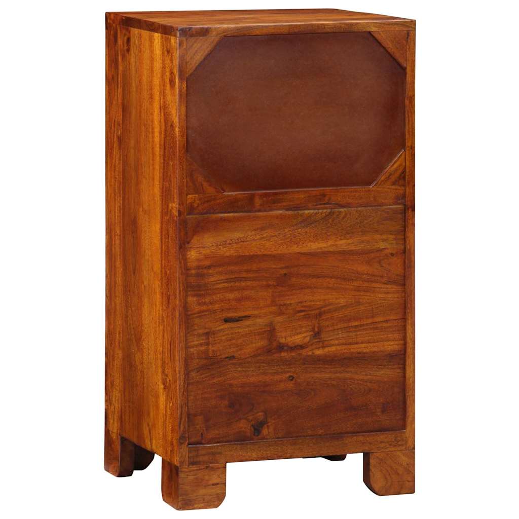 Mesa de Fin Floral con cajón Marrón 40 x 35 x 75 cm
