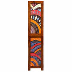 Separador de habitaciones Marrón miel 105 x 1,5 x 160 cm