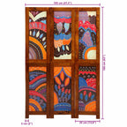 Separador de habitaciones Marrón miel 105 x 1,5 x 160 cm