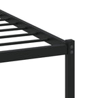 Estructura cama con cabecero sin colchón marrón roble 100x190cm