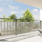 Lona transparente con ojales polietileno 10x10 m