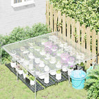 Lona transparente con ojales 2x2 m Polietileno