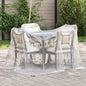 Lona transparente con ojales polietileno 10x10 m