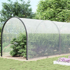 Lona transparente con ojales polietileno 10x10 m