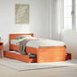 Cama con cabecero madera de ingeniería gris hormigón 120x190 cm