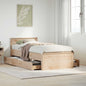 Cama sin colchón blanca 180x200 cm madera de ingeniería