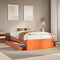 Cama sin colchón blanca 180x200 cm madera de ingeniería