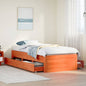 Cama sin colchón blanca 180x200 cm madera de ingeniería
