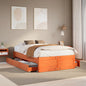 Cama sin colchón blanca 180x200 cm madera de ingeniería