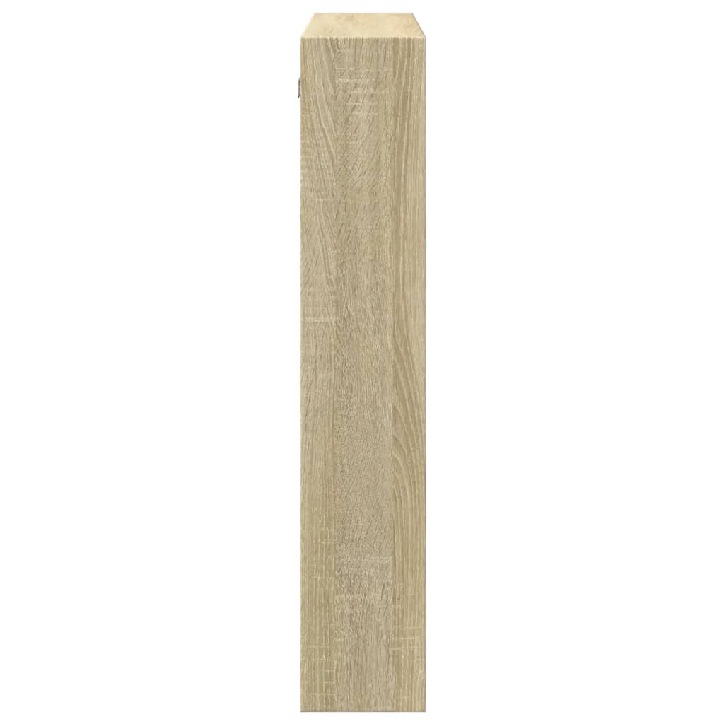 Armario de pared madera de ingeniería roble Sonoma 80x15x80 cm