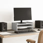 Sonoma Grey Engineered Wood Monitor Stand 42x24x16 cm