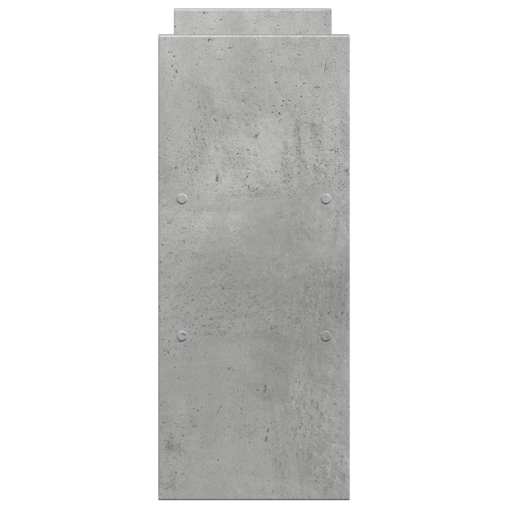 Organizador de escritorio ajustable gris hormigón 40x17x41 cm